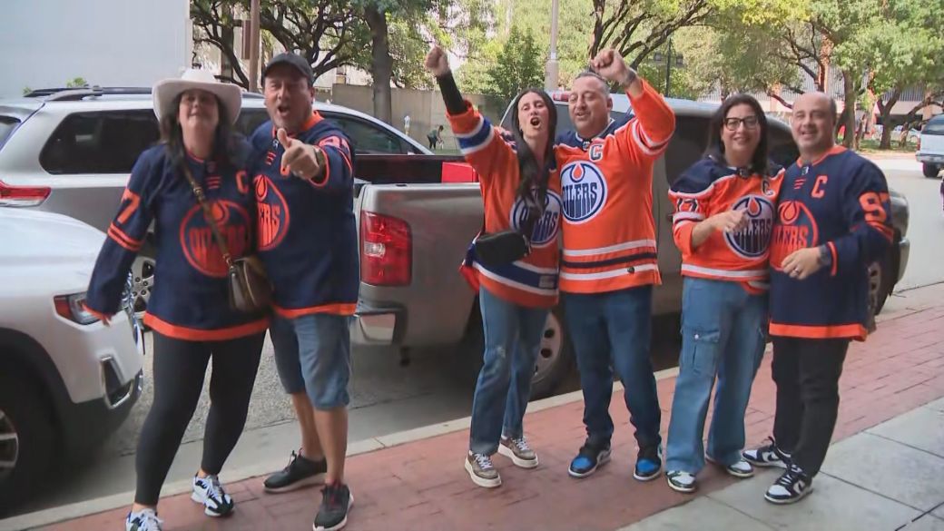 Click to play video: 'Oilers fans travel to Dallas for Game 5 win'