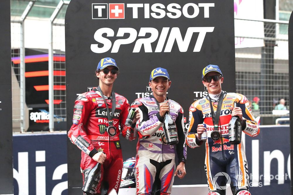 Francesco Bagnaia, Ducati Team, Jorge Martin, Pramac Racing, Marc Marquez, Repsol Honda Team
