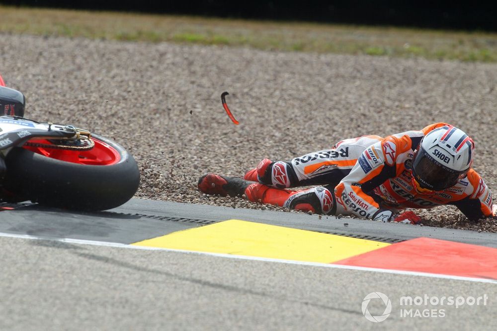 Marc Marquez, Repsol Honda Team crash