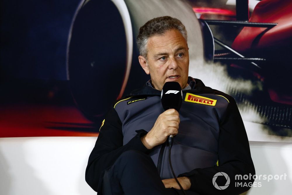 Mario Isola, Racing Manager, Pirelli Motorsport, in the team principals Press Conference