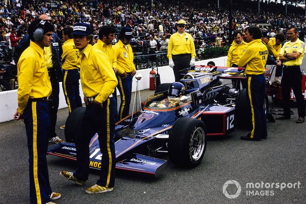 Bobby Allison, Penske Racing, McLaren M16C Offenhauser at Indy 500 in 1973