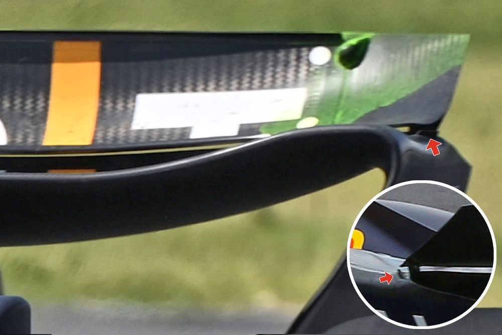 Red Bull RB20 rear wing tip
