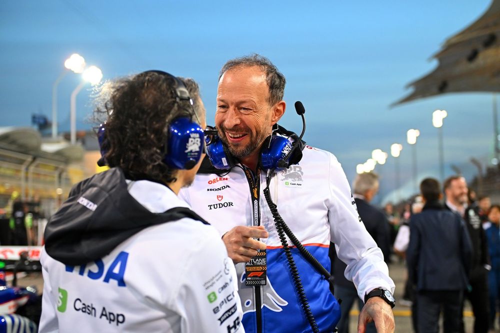 Laurent Mekies, Team Principal, RB F1 Team, Peter Bayer, CEO of RB F1 Team