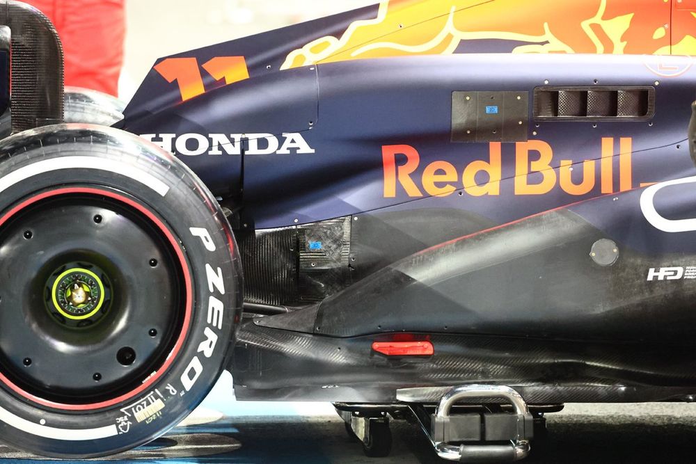 Red Bull Racing RB20 side detail