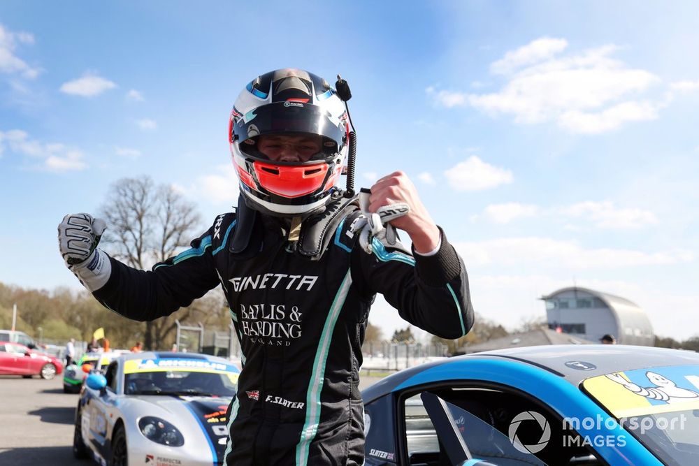 The dominant Ginetta Junior champion of 2023, Slater is widely tipped to have a bright future ahead of him