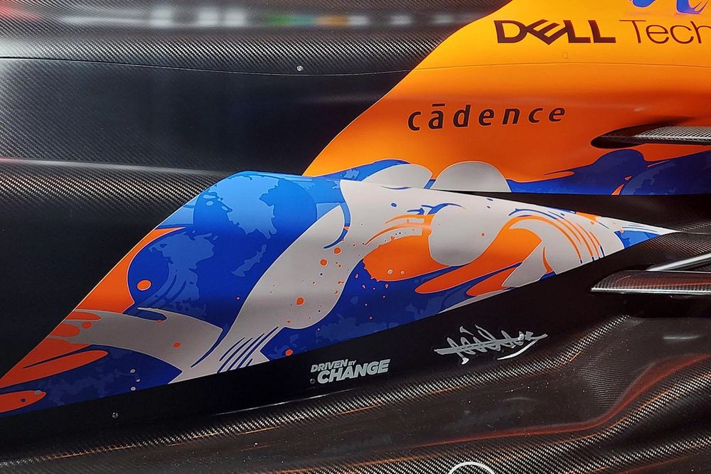 McLaren MCL38 special livery  
