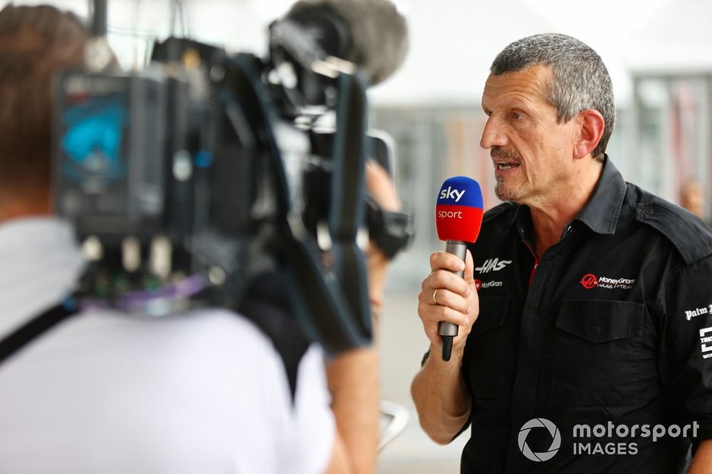 Guenther Steiner, Team Principal, Haas F1 Team, is interviewed