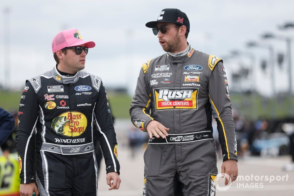 Noah Gragson, Stewart Haas Racing, Bass Pro Shops Winchester Ford Mustang, Chase Briscoe, Stewart Haas Racing, Rush Truck Centers / Cummins Ford Mustang