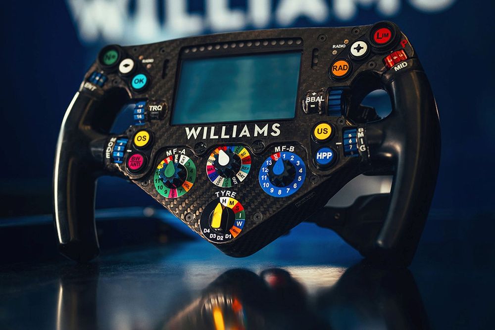 Williams FW46 steering wheel