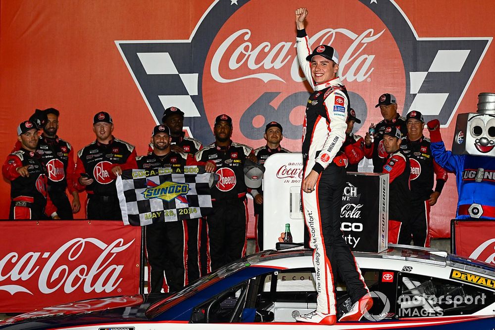 Race winner Christopher Bell, Joe Gibbs Racing, Rheem Toyota Camry