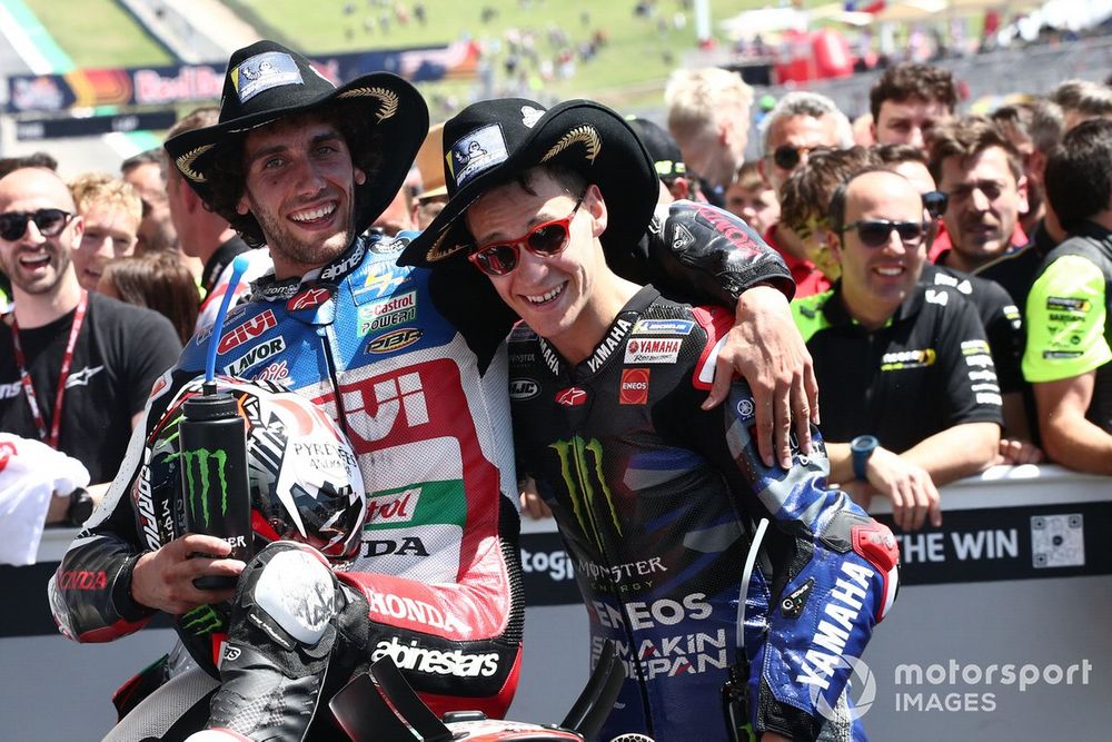 Rins and Quartararo will become team-mates at Yamaha next year, but the 2021 champion doesn't believe they will be title contenders