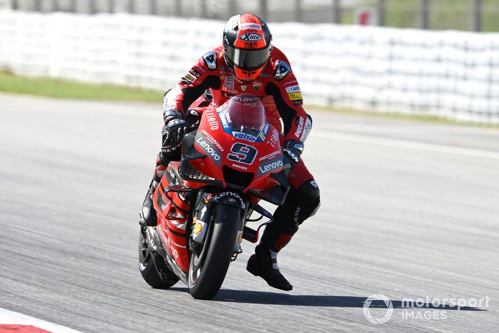 Petrucci last raced for Ducati in 2020 before moving to KTM for 2021 and subsequently into superbikes