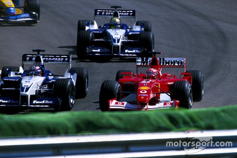 Michael Schumacher, Ferrari, Juan Pablo Montoya, Ralf Schumacher 