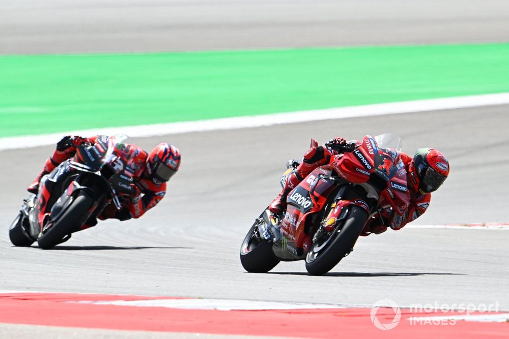 Bagnaia set the tone for his year with a strong start to his title defence at Portimao