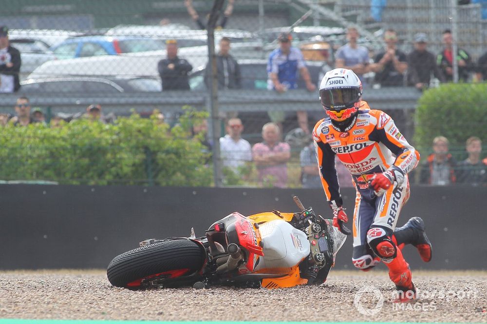 Marc Marquez, Repsol Honda Team crash