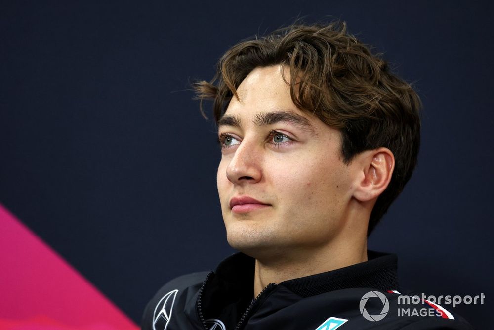 Press Conference, George Russell, Mercedes-AMG F1 Team 