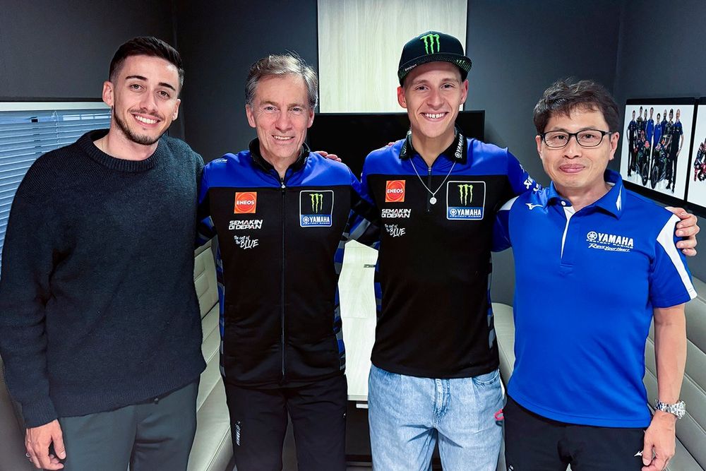 Fabio Quartararo, Lin Jarvis, Yamaha Factory Racing, Thomas Maubant  