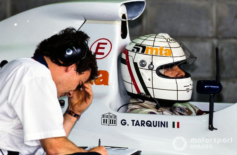 Cash-strapped AGS team gave Wyss de Araujo (left, with Tarquini in car) plenty of headaches