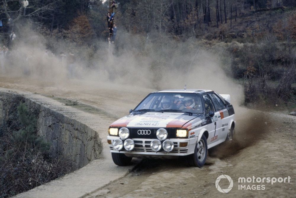 Mouton came so close to capturing the 1982 WRC title with Audi