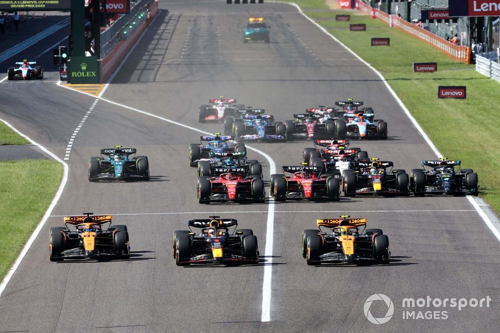 Max Verstappen leads 2023 Japanese GP