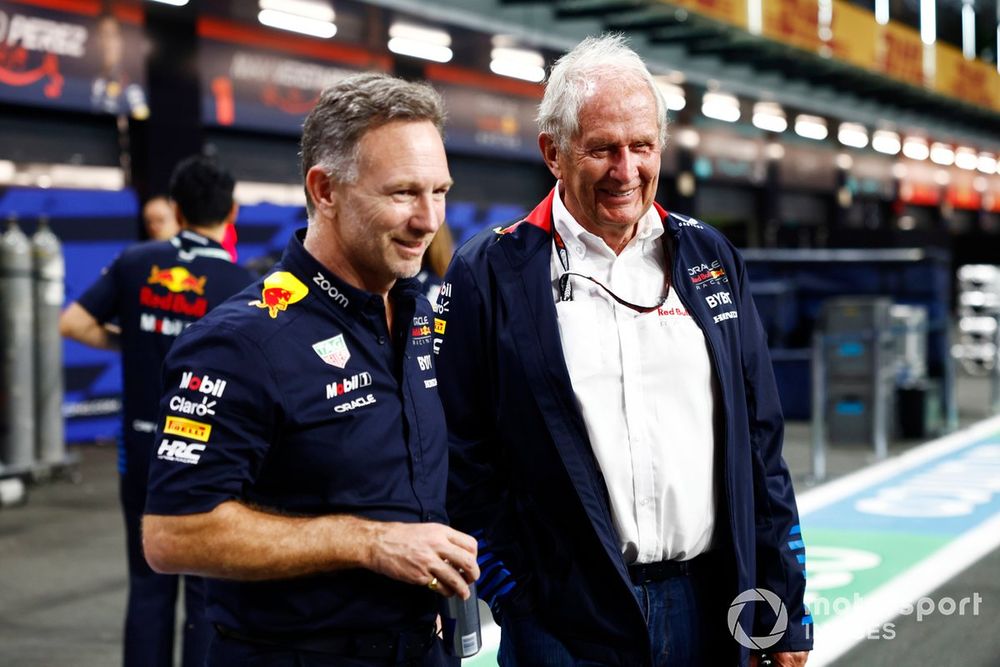 Christian Horner, Team Principal, Red Bull Racing, Helmut Marko, Consultant, Red Bull Racing
