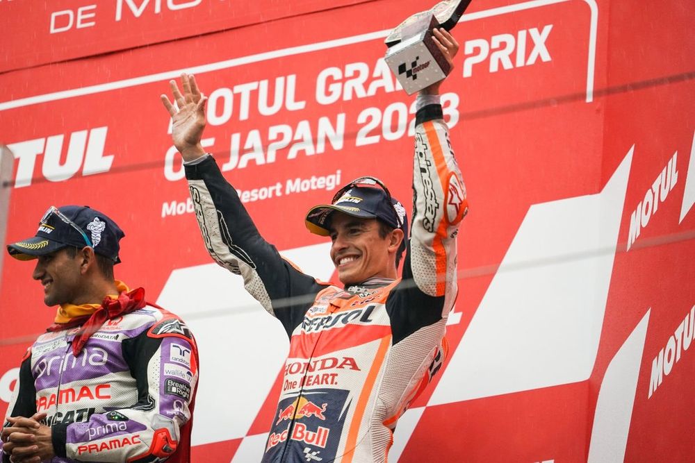 Marquez has only finished on the podium once this season, with third place in Japan