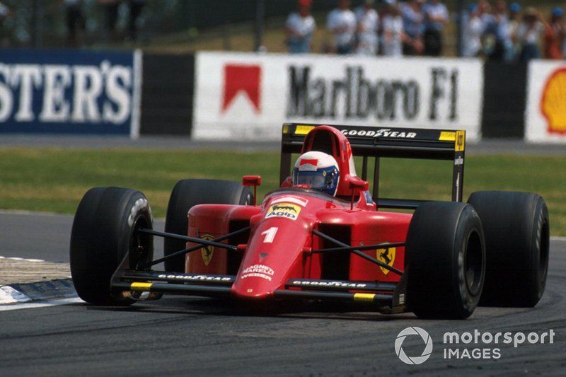 Race winner Alain Prost, Ferrari 641/2