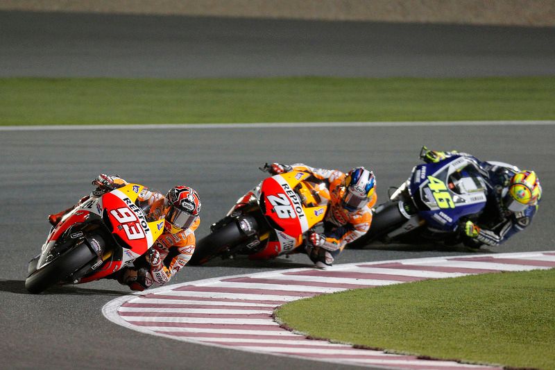 Marquez arguably made the most famous MotoGP debut of all time with third place on his maiden start