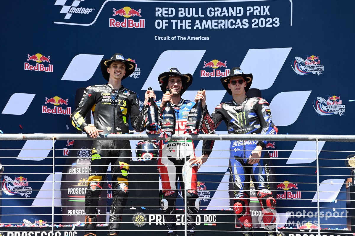 A third different grand prix winner in three rounds capped off an intriguing MotoGP Americas Grand Prix