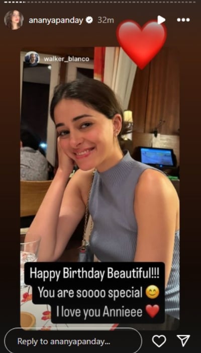 Ananya Panday, Walker Blanco make relationship Instagram official?