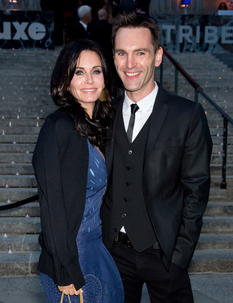 Courteney Cox and husband Johnny McDaid 